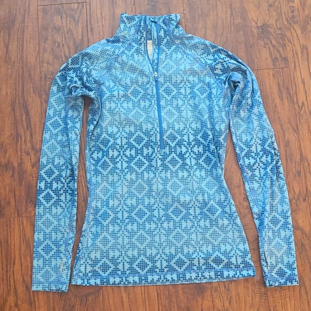 Nike drifit half zip up long sleeve top